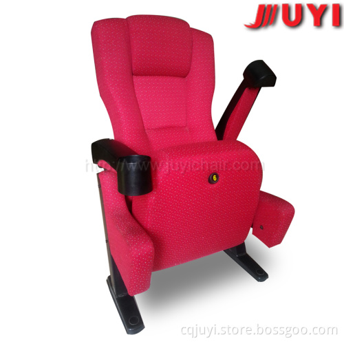 JUYI Cinema Chair Factory Price Red Cup Holder cinema chairs for sale